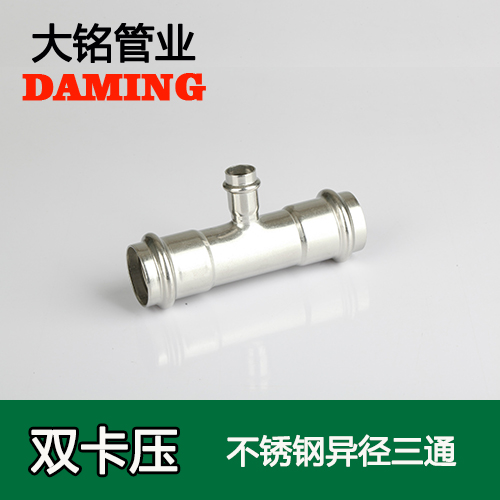 DN20*15 午夜天堂网异径三通接头(304 316L)