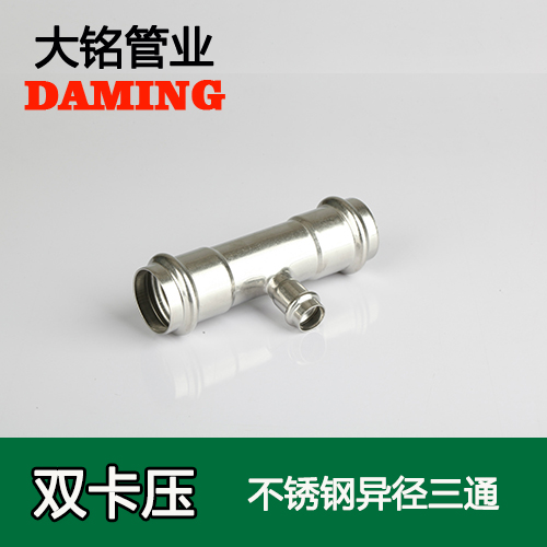 DN50*15 午夜天堂网异径三通接头(304 316L)