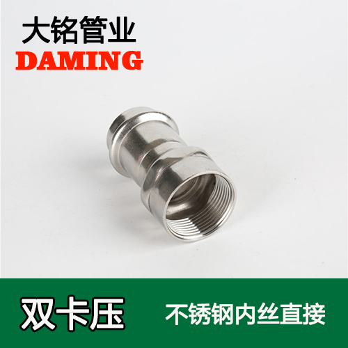 DN25*3/4 午夜天堂网内丝转换直通六分接头（304 316L）
