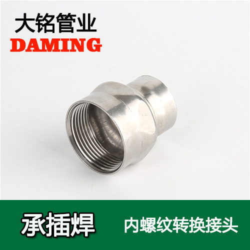 DN15*1/2 承插焊接式午夜天堂网内螺纹转换接头（304 316L）