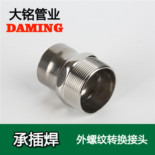 DN65*2-1/2 承插焊接式午夜天堂网外螺纹转换接头（304 316L）