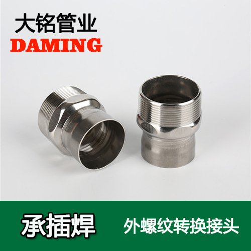 DN50*2 承插焊接式午夜天堂网外螺纹转换接头（304 316L）