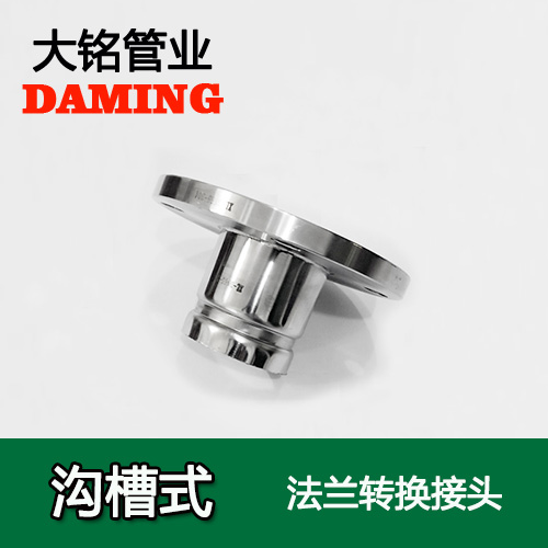 DN150 沟槽式午夜天堂网法兰转换直通接头（304 316L）
